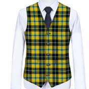 Waistcoat, Vest, Wool, Cornish Tartan